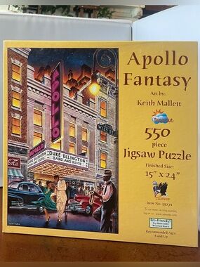 Apollo Fantasy 550-Piece Jigsaw Puzzle - Yellow
